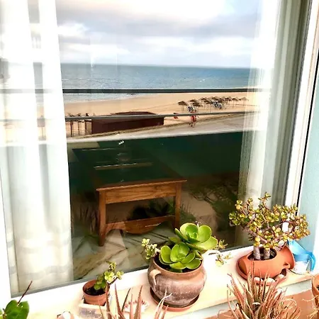 Gatu Premium Isabel Terraza,parking,1ºlinea Playa,wifi,vista Al Mar , Preferente Mayores De 25 Anos Y Familias Cadiz