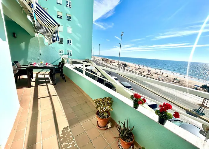 Gatu Premium Isabel Terraza,parking,1ºlinea Playa,wifi,vista Al Mar Apartment *